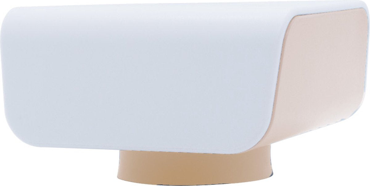 Pebbly - pompe à vide rechargeable - plastique - blanc