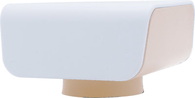 Pebbly - pompe à vide rechargeable - plastique - blanc