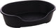Panier pour chien Flamingo - panier en plastique tuck ovale noir xxl 102,5x67cm - recyclé antidérapant - design européen robuste