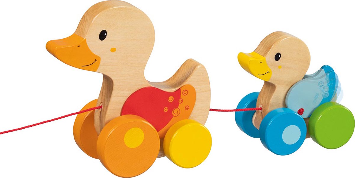 Goki Wooden Migrator Animal Family Duck