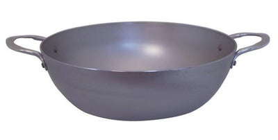 Poêle Debuyer de Buyer Mineral B 28 cm avec 2 poignées – Poêle en acier carbone – ø 28 cm – Fabriquée en France