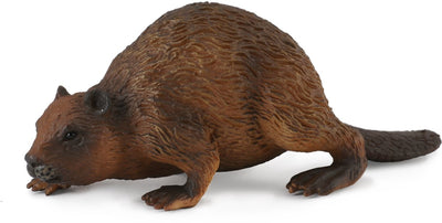 Figurine Collecta - castor - (m) - animaux de la forêt - peint à la main - miniature