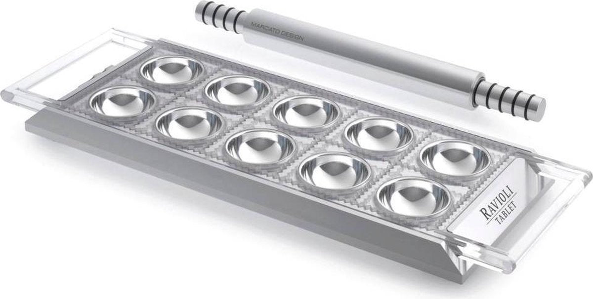 Tablette de raviolis Marcato - argent