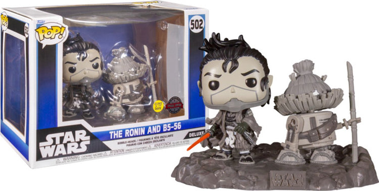 Funko-pop ! Star Wars : Visions - Les Ronin et B5-56 brillent dans le noir en exclusivité