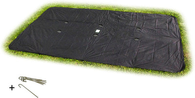 Exit toys exit housse de trampoline au sol 244x427cm - housse de protection trampoline - résistante aux intempéries - rectangulaire - bâche