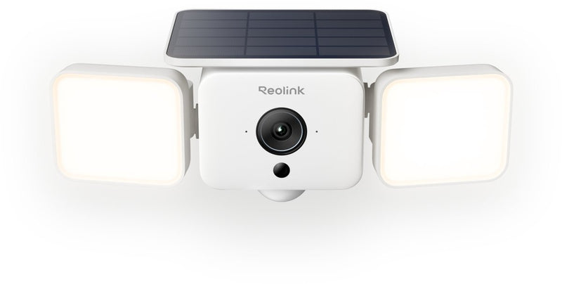 Caméra projecteur extérieure sans fil Reolink 4mp - chargement solarease™ - alarme sonore et lumineuse - détection intelligente - wifi 6 - f310b