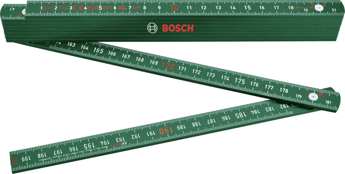 Règle pliante Bosch verte 2 m - 1600a02et4