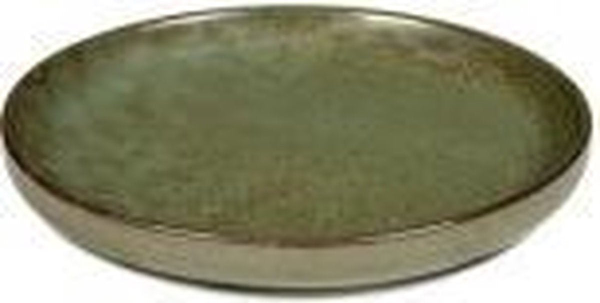 Serax - surface sergio herman - planche olive m - vert camo - 16 ø - 4 pièces