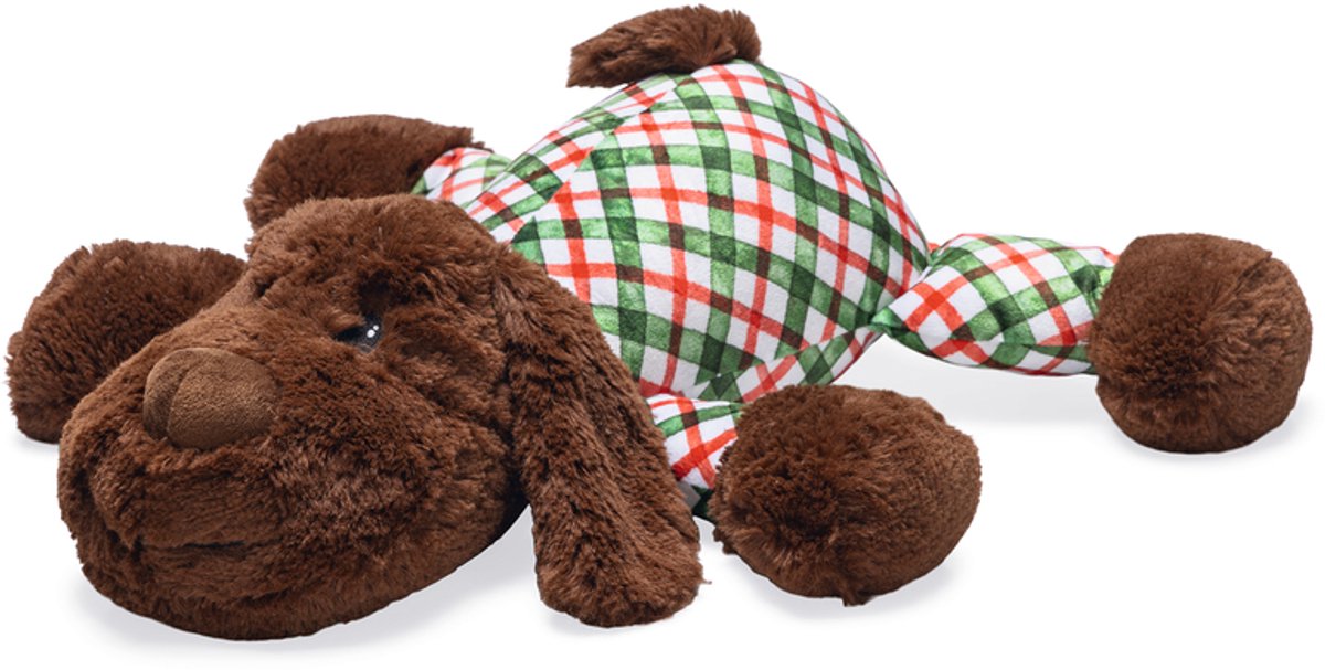 Beeztees peluche chien flèche - jouet pour chien - peluche - taille xl - 45x46x13cm