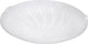 Eglo margitta 1 - plafonnier mural - 1 lumière - ø245mm. - blanc - blanc granulé, clair