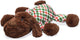 Beeztees peluche chien flèche - jouet pour chien - peluche - taille xl - 45x46x13cm