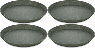 Koziol assiette ronde, 20,5 cm, lot de 4, bio, gris cendré - | plaque de connexion