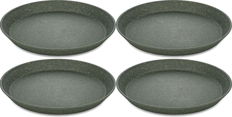 Koziol assiette ronde, 20,5 cm, lot de 4, bio, gris cendré - | plaque de connexion