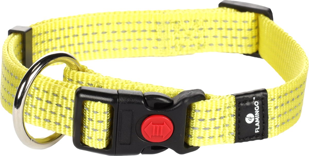 Collier pour chien Flamingo asp réfléchissant - 45-65cm