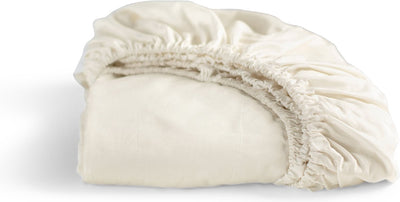 Cendrillon - week-end - drap-housse - jusqu'à 25 cm de hauteur de matelas - 200x210 cm - ivoire