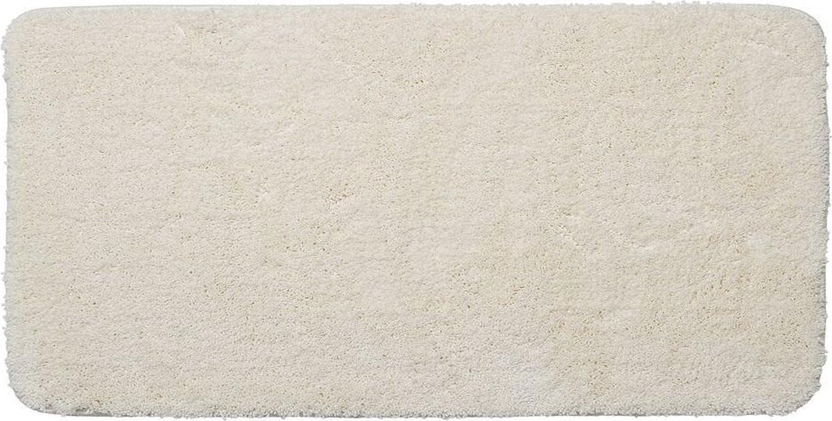 Sealskin - tapis de bain angora 70x140 cm - polyester - blanc cassé