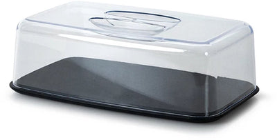 Cloche à fromage Continenta 26x16,5x8,5cm duracore noir