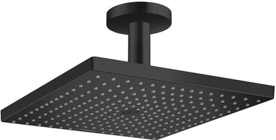 Douche de tête Hansgrohe raindance e 300 1jet avec raccordement au plafond noir mat