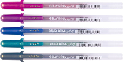 Sakura • ensemble de stylos gel gelly roll ombre dorée