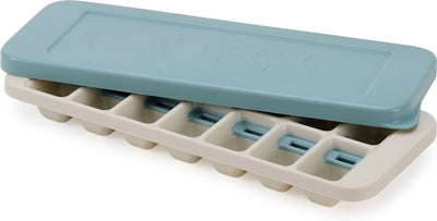 Joseph joseph quicksnap plus bac à glaçons avec couvercle – 14 pièces – bleu clair