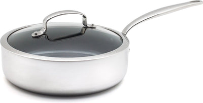 Greenpan barcelona evershine faitout avec couvercle 24cm 3,1l