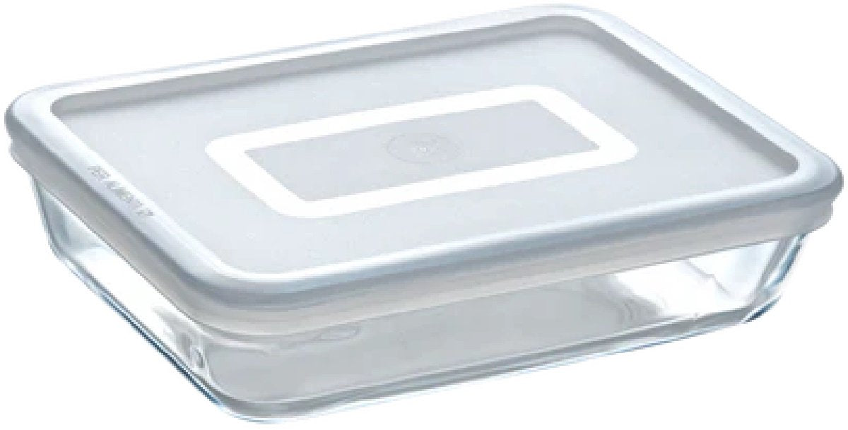Pyrex Pyrex Cook and Freeze Glass Nettaiteur Scale avec couvercle 1,5 L