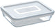 Pyrex Pyrex Cook and Freeze Glass Nettaiteur Scale avec couvercle 1,5 L