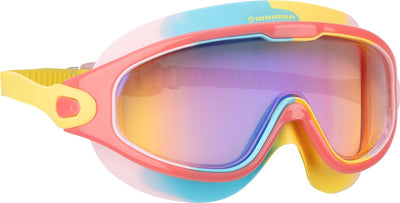 Waimea lunettes de natation pour enfants - courbées - revêtement huilé - rose multicolore