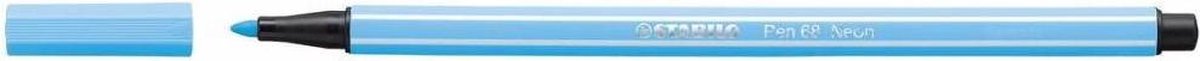 Stabilo Pen 68 - Felt -Tip Pen - Fluorizing Blue (68 031)