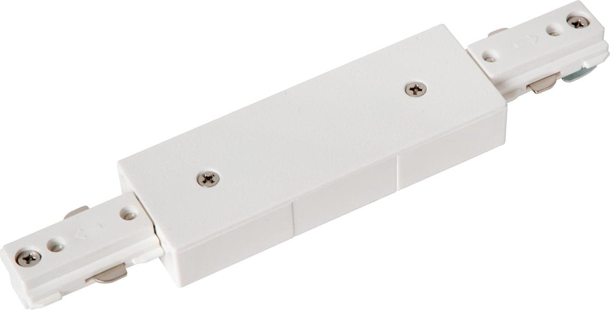 Alimentation de démarrage sur rail Lucide - Éclairage sur rail pour système de rail monophasé - double - blanc (extension)