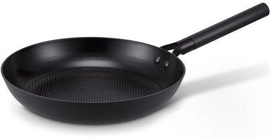 Poêle à frire Brabantia Patron - ø 28 cm - poêle durable avec poignée design luxueuse - 100% sans PFA - revêtement antiadhésif en céramique - poêle à induction - noir