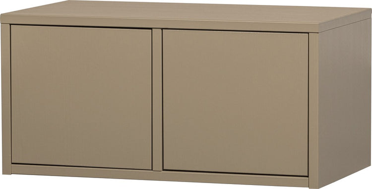 Banc de rangement Woood Turner - pin - boue - 39x80x44