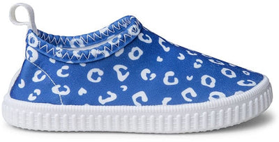 Essentiels de natation - chaussures d'eau - 0-7 ans - bleu - 19-32 - imprimé léopard - protection UV - antidérapant