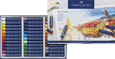 Faber-castell pastels à l'huile faber castell - studio de création - 36 pièces - pastels à l'huile - fc-127036
