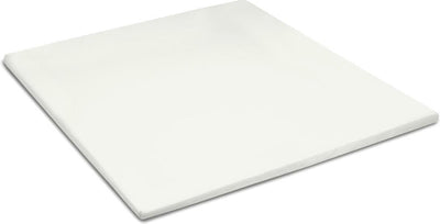 Drap-housse dimanches Cendrillon - surmatelas - satin 100% coton - 90x200 cm - jusqu'à 15 cm - ivoire