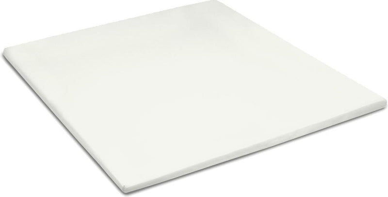 Drap-housse dimanches Cendrillon - surmatelas - satin 100% coton - 90x200 cm - jusqu'à 15 cm - ivoire