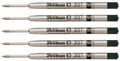 Pelikan recharge pour stylo à bille 337 moyen noir 5 pièces