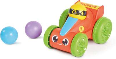 Tomy pop go voiture de course rouge - jouets pour tout-petits - jouer et apprendre