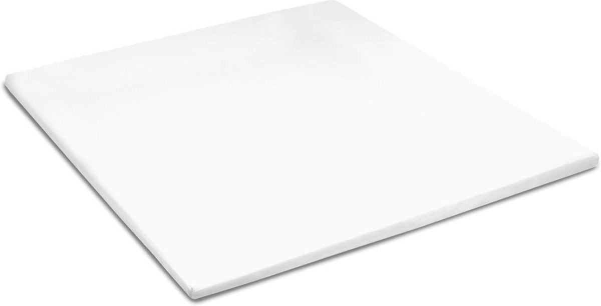 Surmatelas Cendrillon dimanche - satin - 180x210 cm - jusqu'à 15 cm - blanc