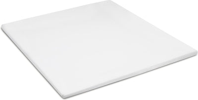 Drap-housse Cendrillon Premium Molton Topper - Protège-matelas pour surmatelas - 90x210 cm - jusqu'à 15 cm de hauteur de matelas - Blanc