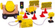 Tidlo Wooden Dollhouse Construction Workers Material Material, 13dlg.