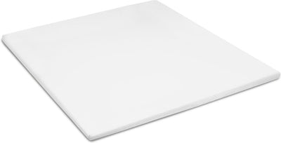 Drap-housse week-end Cendrillon - surmatelas - coton - 160x200 cm - jusqu'à 15 cm - blanc