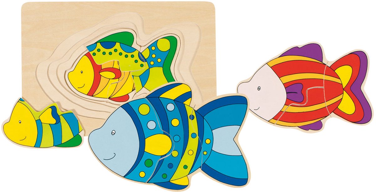 Goki Houten Puzzle Puzzle Fish