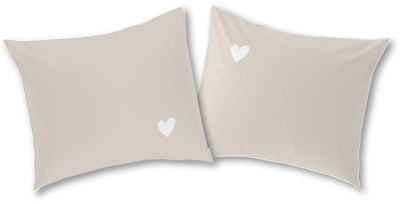 Vtwonen - taie d'oreiller - 60x70cm (lot de 2) - sable