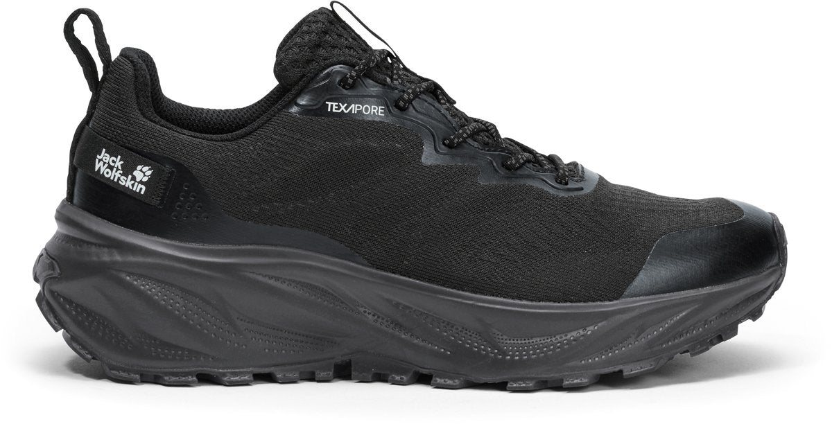 Jack wolfskin ps pro texapore low w bottes de randonnée pour femmes-noir