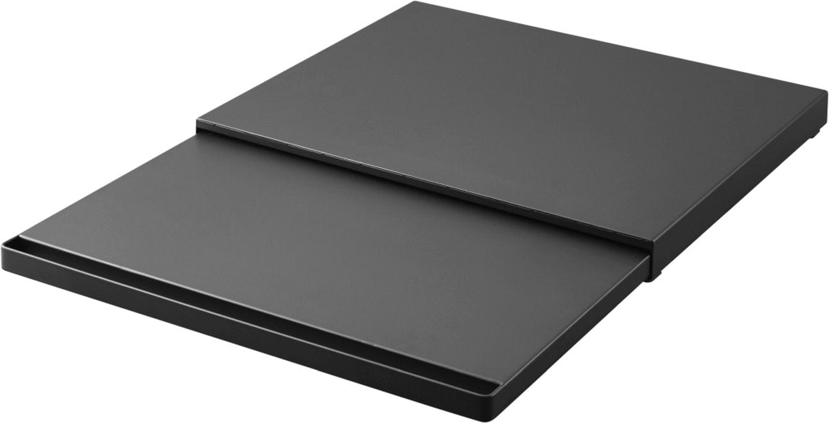 Plateau de cuisine extensible Yamazaki - tour - noir