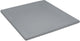 Damai bio - surmatelas drap-housse (jusqu'à 15 cm) - satin bio - 100x220 cm - gris