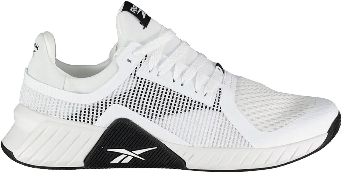 Reebok flip charge blanc noir chaussures de sport pour hommes - blanc - noir