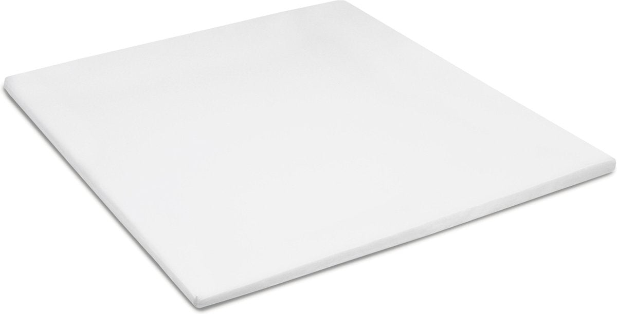 Drap-housse Cendrillon Premium Molton Topper - Protège-matelas pour surmatelas - 200x200 cm - jusqu'à 15 cm de hauteur de matelas - Blanc