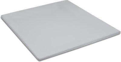 Drap-housse week-end Cendrillon - surmatelas - coton - 180x210 cm - jusqu'à 15 cm - gris clair
